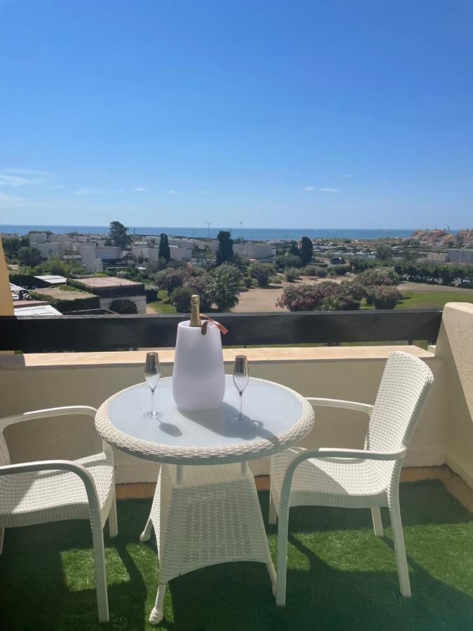 SHOWTIME NATURISTE PORT NATURE 6 parking privé clim ascenseur vue mer Agde Esterno foto