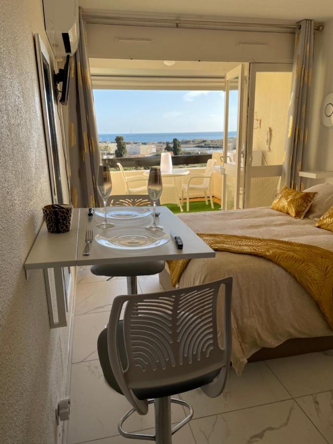 SHOWTIME NATURISTE PORT NATURE 6 parking privé clim ascenseur vue mer Agde Esterno foto