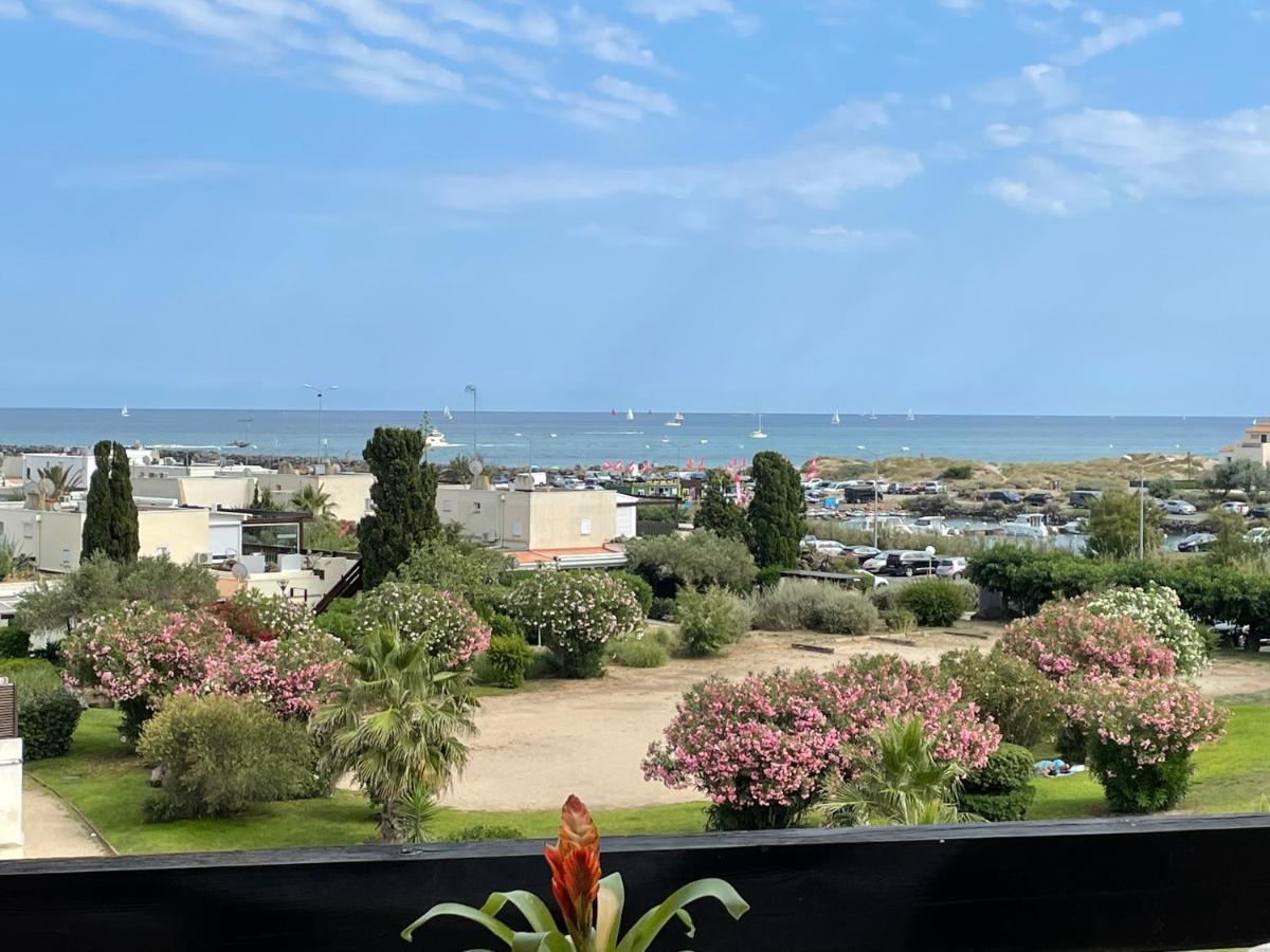 SHOWTIME NATURISTE PORT NATURE 6 parking privé clim ascenseur vue mer Agde Esterno foto